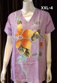 (READY STOCK) SW0088HDV Batik Handrawn Lady Blouse Batik Handmade Lady Blouse Batik Malaysia