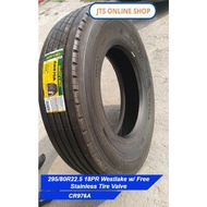 295/80R22.5 18PR Rib Westlake w/ Free Stainless Tire Valve