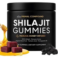 PrimalCompoundShilajitGummiesforMenwithHimalayanShilajit,ManukaHoney,OrganicMonkFruit&FulvicAcidforE