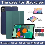 For Blackview Tab 60 / Tab 60 Kids 8.68'' 2023 T606 Fashion Casing Flip Holder Leather BLACKVIEW TAB 60 Android Universal High quality Tri-fold Tablet Protection Case