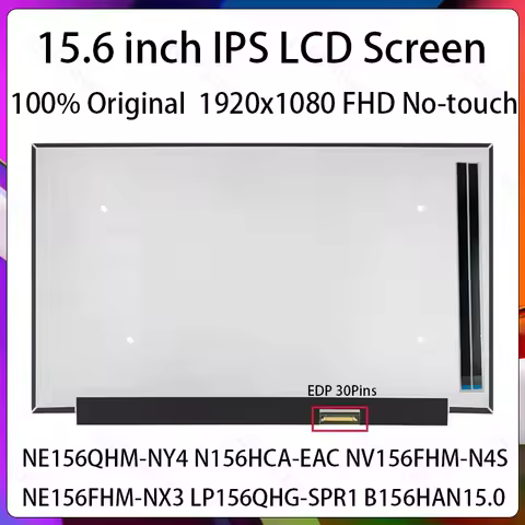 15.6" Laptop LCD Screen For Lenovo LOQ 15APH8 LOQ 15IRH8 Display Matrix Panel Replacement FHD 1920x1