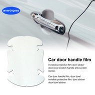 [AME]Handle Bowl Sticker High Transparency Anti-Scratch Dust-proof Wear-resistant Oxidation Resistant Protection Waterproof Car Outer Door Handle Bowl Cover for Automobile