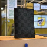半價五折全新正品 Louis Vuitton Damier Graphite Passport Holder LV護照套 送禮自用必備