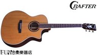 【Fun音樂樂器店】Crafter SungEum G-50th CE VVS 碳化雲杉側背玫瑰木全單民謠吉他