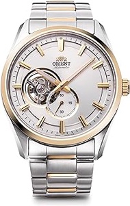 RN-AR0006S Men's Automatic Watch, Orient Watch, Mechanical, Made in Japan, Automatic, Open Heart, Silver, white, Watch Orient, Mechanical