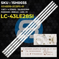 Sharp 43 Inch TV Backlight LC-43LE285I GC43D10-ZC21FG-01