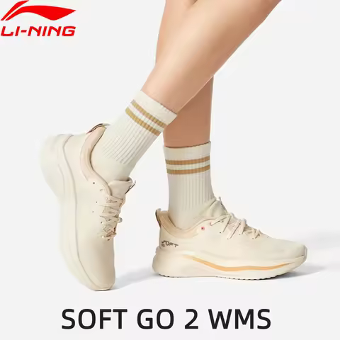 Li-Ning Women's SOFT GO 2 WMS Lifestyle Shoes COMFOAM DYNAMIC CUSHIONING Breathable LiNing Fashionab