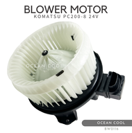 โบลเวอร์ โคมัตสุ PC200-8 24 โวลต์ BW0116 BLOWER MOTOR KOMATSU PC200-8 24V มอเตอร์พัดลมแอร์ โบเวอร์ แ