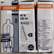 OSRAM 40W 240V G9 HALOPIN HALOGEN BULB