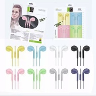 【New Arrival】U19 Macaron Stereo Earphone Matt Color Wired Earphone