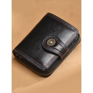 dompet perempuan cute dompet perempuan kecil Nalando Short Leather Women Mini Wallet