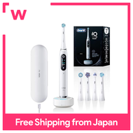 Braun Oral-B iO10 White All-in-One Top-of-the-line Model 5 spare brushes + iO Sense Electric Toothbrush iOM10.53.1A WT