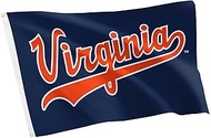 Desert Cactus University of Virginia Flag - 3 x 5 Feet Cavaliers UVA Wahoos Banner, Indoor/Outdoor D