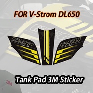 3M Motorcycle Tank Pad Sticker Fuel Gas Cover Decals For Suzuki V-STROM 650 XT DL 650XT  Vstrom