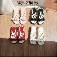 (big feet increase in size) 6cm high heel boat sandals S089 bow strap style, new model, super stylis