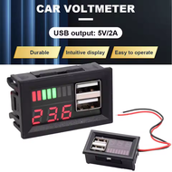 12V 24V Car Battery Charge Level Indicator Lithium Battery Capacity Meter Tester Display LED Tester 
