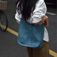 ✨Hermes Evelyne 29 牛仔藍 寶藏大包 98新💙