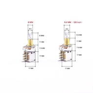 DD-1 Piece  Brass Shaft  Push Push Pot Potentiometer For Electric Guitar  A250K/B250KA500K/B500K