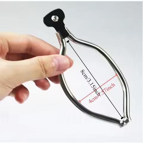 Metal Anus Anal Ring Butt Hole for Male Female Silicone Invisible Chastity Belt Pants Parts Underwea