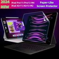 For iPad Pro11 Pro13 M4 Air11 Air13 M2 2024 Paperlike Screen Protector Anti Glare High Touch Sensitivity PET Paper Texture Matte Film For Writing &amp; Drawing
