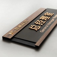 Signage Plate Name Acrylic Label Customized Office Door Sign E3 Mla8