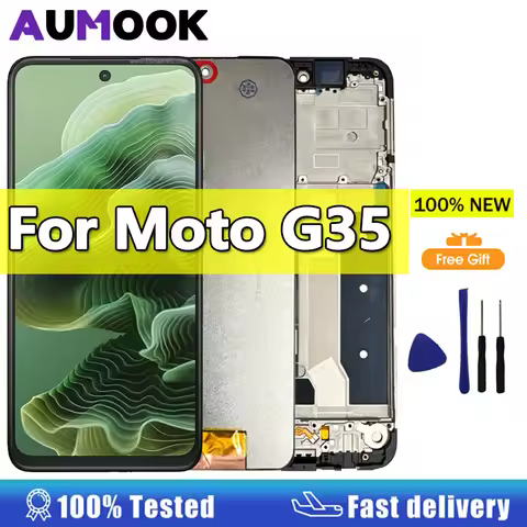 New 6.72"Display For Motorola Moto G35 LCD Display Touch Screen Digitizer Assembly For Moto G35 Scre