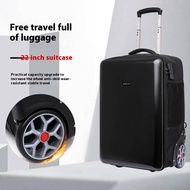 22in Business Trolley Bag [Free Rain Cover] Big Wheel Trolley Bag Trolley Backpack Large Size Comput