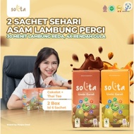 Solita Garut Tuber Powder Drink Contains 6 Sachets Of Chocolate Flavor+6 Sachets Of Thai Tea Flavor To Overcome Stomach Acid