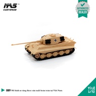 [NAS] King Tiger 1/72 tank assembly model, 1:72 scale King Tiger German tank military model