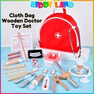 Wooden Doctor Dentist Toy Set Children Medical Tools Fun Play Set Role Play Kids Pretend Play Toys