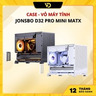 Case Jonsbo D32 PRO M-ATX Back Plug Mini Tower Mesh Glass Computer Case