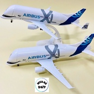 SUPER SUPERIOR AIRBUS A330-700L BELUGA XL PLANE MODEL "WHITE WHALES" HIGH QUALITY ALLOY 20CM 1/400 S