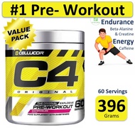 Cellucor C4 Pre-workout 396g Energy Endurance Caffeine Beta-Alanine Creatine Watermelon Pre Workout
