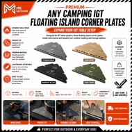 Any Camping IGT Floating Island Corner Board Folding Camping Boundless Dedicated Table Corner Board 