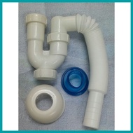 ∳ ◿ ◡ PVC P-TRAP FLEXIBLE HOSE (PLASTIC)