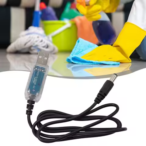 1pc Charging Cable For Car Household Vacumn Cleaner ST-6101 120W USB Charging Cable Wire Accessories