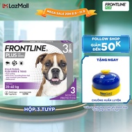 Frontline Plus - Tuýp nhỏ gáy phòng & trị ve rận bọ chét dành cho chó size L (20-40kg) - 1 hộp 3 tuý