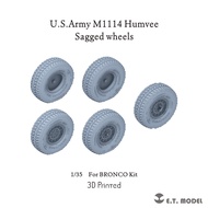ETmodel P35-173 US Army M1114 Hummer High Mobility Multi-Purpose Wheel Type Car Gravity Tire Modific