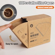 ถุงกรองชงกาแฟสำหรับชงกาแฟกระดาษกรองกาแฟทำด้วยมือกระดาษทรงกรวยตัวกรองรูปพิเศษเป็นมิตรกับสิ่งแวดล้อม