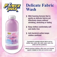 PowerMax Delicate Fabric Wash 600ml (08109) / x3 botttles / Anti-bacterial Lingerie Laundry Bra Pant