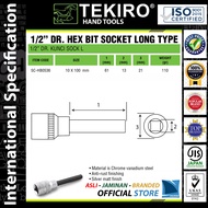 Kunci Mata Soket L Ketok L4 ~ L12 mm 1/2" inch DR / Hex Bit Sock Spanner TEKIRO
