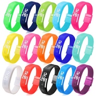 B4a unisex casual led rectangle sport digital bracelet watch