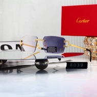 Cartier Color-changing Sunglasses Ladies Frameless Sunglasses 8039 KK