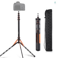 Andoer SL25-5 85.03-inch Foldable Tripod Stand Aluminum Alloy 5 Sections Adjustable 5kg/11.02lbs Loa
