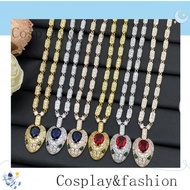 Necklace, Snake Bone Chain/2025 European American High Version Snake Bone Full Diamond Necklace/Spir