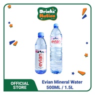 [ Wholesale ] Evian Mineral Water  24s x 500ml / 12s x 1500ml