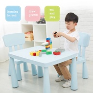 SG stock  Kid Study Drawing Table  Table Study Drawing Children Table Chair  Plastic Rectangle Shape Table