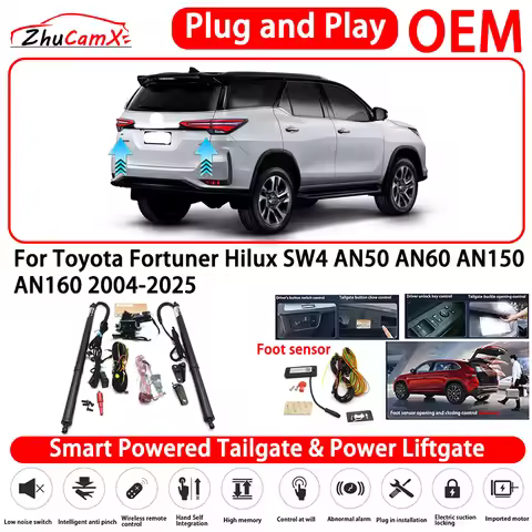 for Toyota Fortuner Hilux SW4 AN50 AN60 AN150 AN160 2004-2025 OEM Smart Powered Tailgate Power Liftg