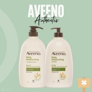 Aveeno Daily Moisturising Lightly Fragranced Body Wash / Body Lotion 1 Litre