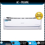 AC SHARP 1/2 PK AH-A5UDL R32 330 WATT LOW WATT + PEMASANGAN